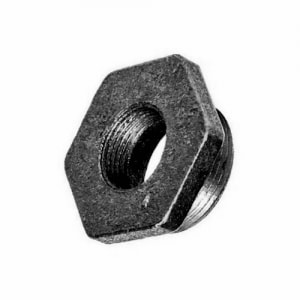 Заглушка (пробка) проходная 1 1/4"x1/2" левая резьба для чугунных радиаторов (РБ)